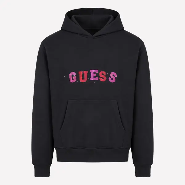 Sudadero Negro GUESS para Dama – Estilo Urbano