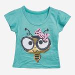 Blusa de Bebé con Estampado de Abejita